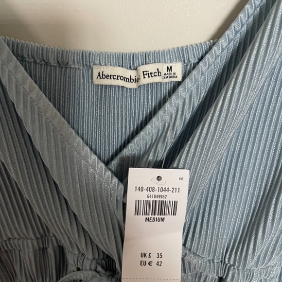 Blue ribbed tank top - Picture 3 of 3